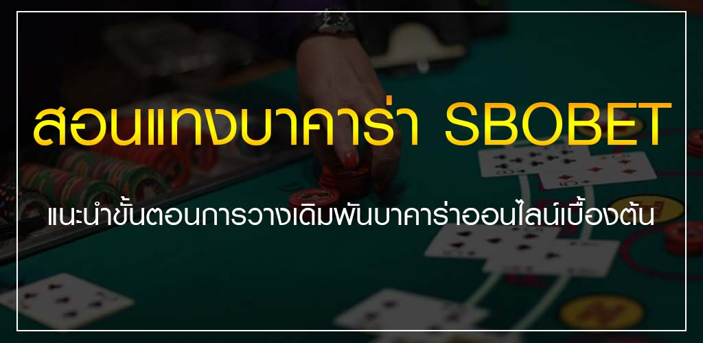 สอนแทงบาคาร่า SBOBET แนะนำขั้นตอนการวางเดิมพันบาคาร่าออนไลน์เบื้องต้น